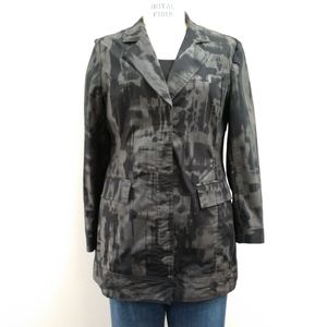 Gabriella Molinari Dark Grey + Black Jacket w Snap